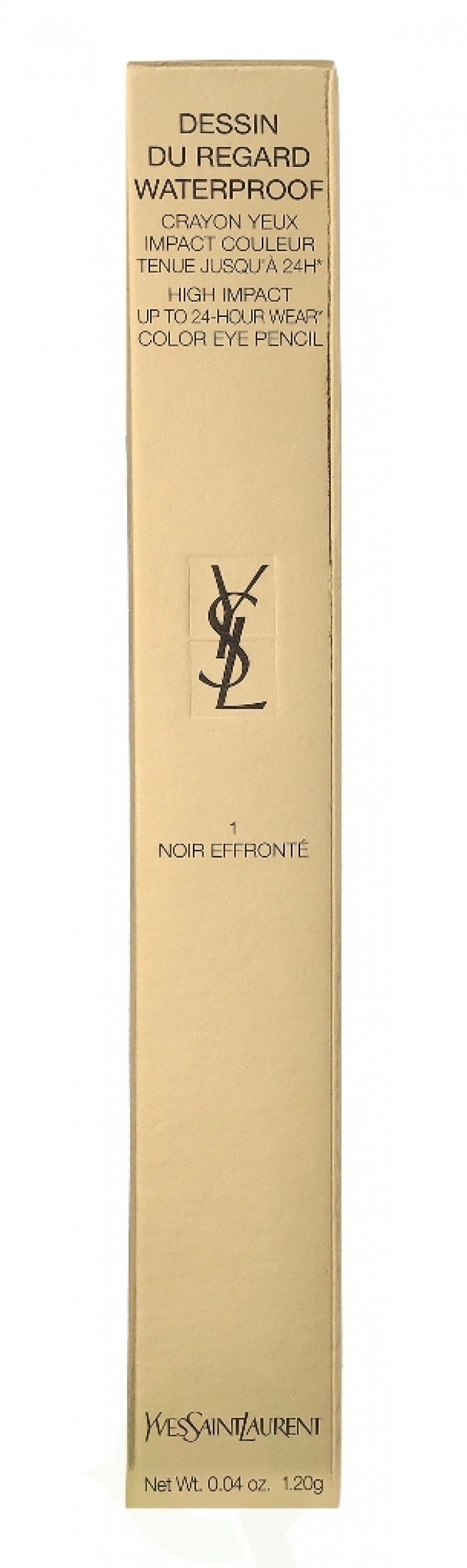 Yves Saint Laurent YSL Dessin Du Regard Waterproof Color Eye Pencil 1.2 gr #1 Black