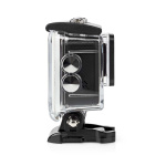 Nedis Action Cam | Dobbelt Skærm | 4K@30fps | 16 MPixel | Vandtæt op til: 30.0 m | 90 min | Wi-Fi | App tilgængelig til: Android™ / IOS | Montering inkluderet | Sort