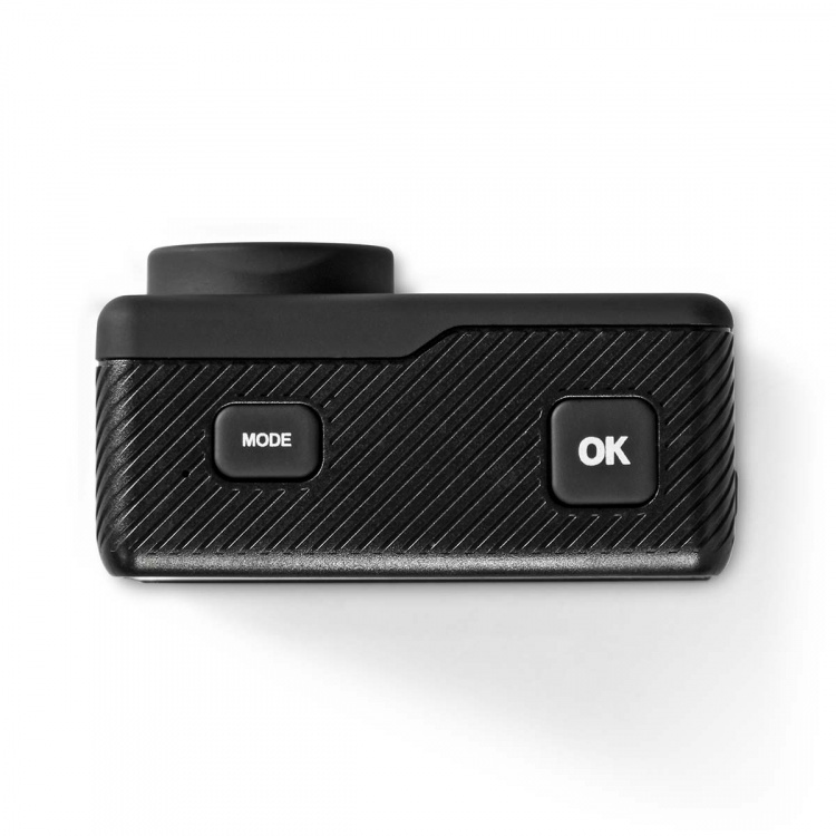 Nedis Action Cam | Dobbelt Skærm | 4K@30fps | 16 MPixel | Vandtæt op til: 30.0 m | 90 min | Wi-Fi | App tilgængelig til: Android™ / IOS | Montering inkluderet | Sort