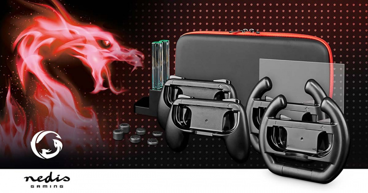 Nedis Gaming Starter Kit | Kompatibel med: Nintendo Switch (OLED) | 13-in-1