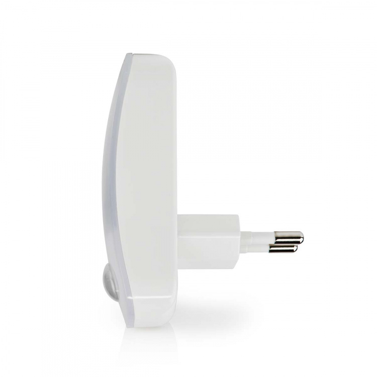 Nedis Plug-In LED natlys | Bevægelse Sensor | Dag/nat sensor | 0.55 W | 11 lm | Varm Hvid
