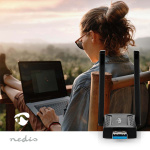 Nedis Netværk dongle | Wi-Fi | AC1200 | 2.4/5 GHz (Dual Band) | USB3.0 | Wi-Fi-hastighed total: 1200 Mbps | Windows 10 / Windows 11 / Windows 8