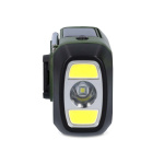 Nedis Nødradio | Bærbart design | DAB+ / FM | Batteri / Håndsving / Solar Powered / USB Drevet | Vækkeur | Grøn / Sort