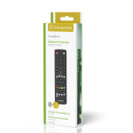 Nedis Universal fjernbetjening | Forprogrammeret | 4 Enheder | Amazon Prime / Disney + Button / Google Play-knap / Netflix-knap / Youtube-knap | Infrarød | Sort