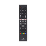 Nedis Erstatnings Fjernbetjening | Egnet til: Philips | Forprogrammeret | 1 Enhed | Amazon Prime / Netflix-knap / Rakuten TV Button / Smart hub-knap | Infrarød | Sort