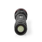 Nedis LED lygte | Batteri | 3.7 V DC | 10 W | N/A | Batterier medfølger | Opladningsbar | Nominel lysstrøm: 1000 lm | Lysområde: 200 m | Stråler Vinkel: 10 °