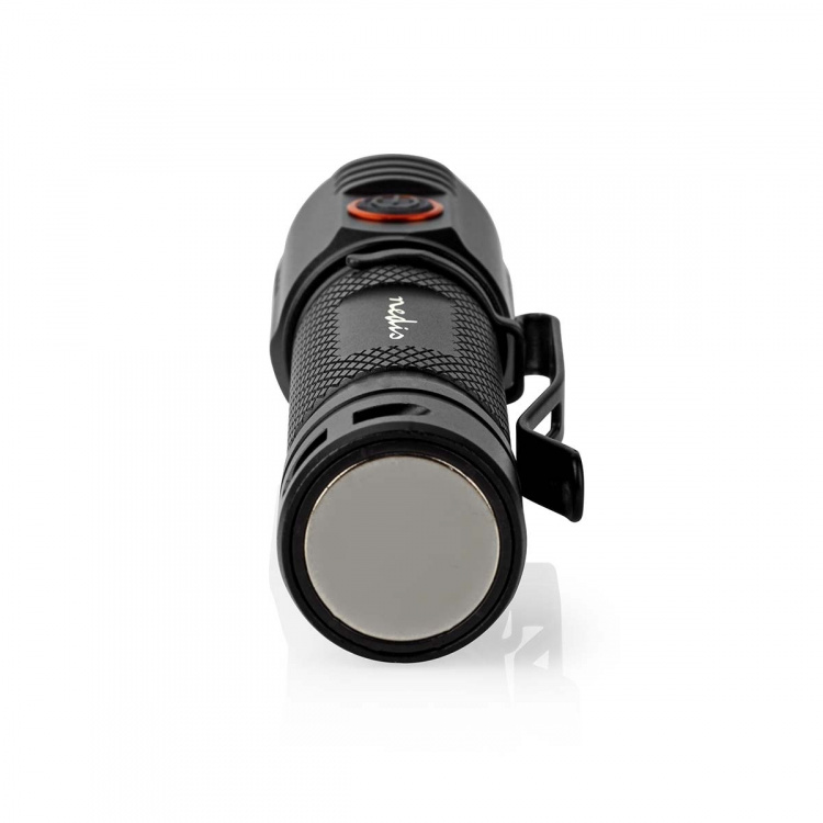 Nedis LED lygte | Batteri | 3.7 V DC | 20 W | N/A | Batterier medfølger | Opladningsbar | Nominel lysstrøm: 2000 lm | Lysområde: 180 m | Stråler Vinkel: 10 °