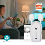 Nedis SmartLife Robot med Gardin | Stavskinne | Draperer / Gardiner | Batteri / USB Drevet | 4000 mAh | Bluetooth® | Hvid