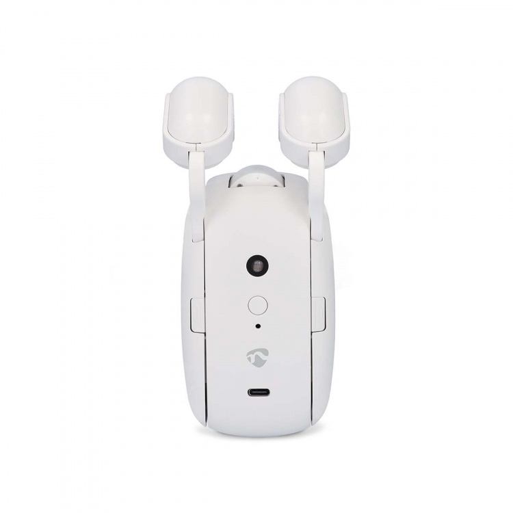 Nedis SmartLife Robot med Gardin | Stavskinne | Draperer / Gardiner | Batteri / USB Drevet | 4000 mAh | Bluetooth® | Hvid