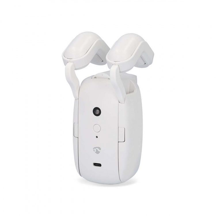 Nedis SmartLife Robot med Gardin | Stavskinne | Draperer / Gardiner | Batteri / USB Drevet | 4000 mAh | Bluetooth® | Hvid