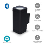 Nedis Smartlife udendørs lys | 760 lm | Bluetooth® | 8.5 W | Varm til kølig hvid | 2700 - 6500 K | ABS | Android™ / IOS
