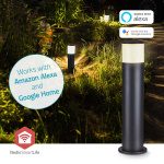 Nedis Smartlife udendørs lys | 360 lm | Zigbee 3.0 | 10 + 4 W | RGB / Varm Hvid | 2700 K | Aluminium | Android™ / IOS Nedis Smartlife udendørs lys | 360 lm | Zigbee 3.0 | 10 + 4 W | RGB / Varm Hvid | 2700 K | Aluminium | Android™ / IOS