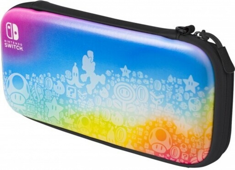 PDP Gaming Slim Deluxe Travel Case – Star Spectrum -skyddsväska, Switch