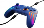 PDP Gaming Afterglow Wave Wired Controller - trådbunden spelkontroll, blå, Switch