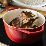 Tefal Air-gjutjärnsgryta, 5,7 L, röd