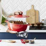 Tefal Air-gjutjärnsgryta, 5,7 L, röd