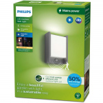 Philips Arbour Vägglampa Sensor Ultra Efficient LED 3,8W 800lm Antracit