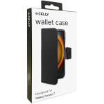 Celly Wally Wallet Case Galaxy XCover 7 Svart