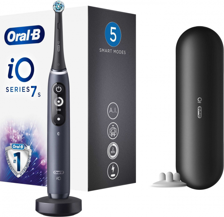 Oral B iO Series 7 - elektrisk tandborste, svart