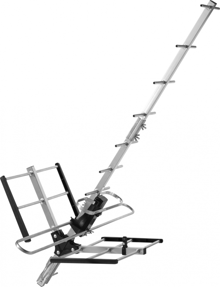 One For All SV9357-5G UHF/VHF utomhusantenn med 10-15 dB förstärkning och LTE-filter