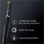 Oral B Vitality Pro Black - elektrisk tandborste, svart