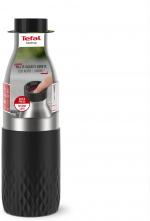 Tefal Bludrop Sleeve dricksflaska, 0,7 L, svart/stål