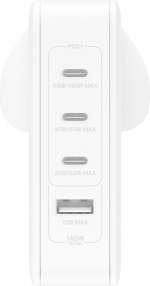 Belkin BoostCharge Pro 4-ports GaN 140 W nätladdare