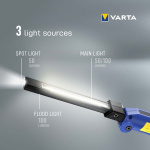 Varta Work Flex® multifunktionslampe F20R genopladelig
