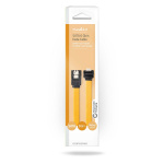 Nedis SATA kabel | 6 Gbps | SATA 7-Pin Hun | SATA 7-Pin Hun | Nikkelplateret | 0.50 m | Fladt | PVC | Gul | Box