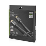 Nedis Ultra High Speed HDMI ™ kabel | HDMI™ Stik | HDMI™ Stik | 8K@60Hz | 48 Gbps | 3.00 m | Runde | 6.7 mm | Gun Metal Grå | Cover Window Box Nedis Ultra High Speed HDMI ™ kabel | HDMI™ Stik | HDMI™ Stik | 8K@60Hz | 48 Gbps | 3.00 m | Runde | 6.7 mm | Gun Metal Grå | Cover Window Box