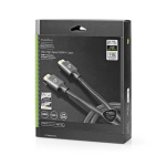 Nedis Ultra High Speed HDMI ™ kabel | HDMI™ Stik | HDMI™ Stik | 8K@60Hz | 48 Gbps | 5.00 m | Runde | 6.7 mm | Gun Metal Grå | Cover Window Box Nedis Ultra High Speed HDMI ™ kabel | HDMI™ Stik | HDMI™ Stik | 8K@60Hz | 48 Gbps | 5.00 m | Runde | 6.7 mm | Gun Metal Grå | Cover Window Box