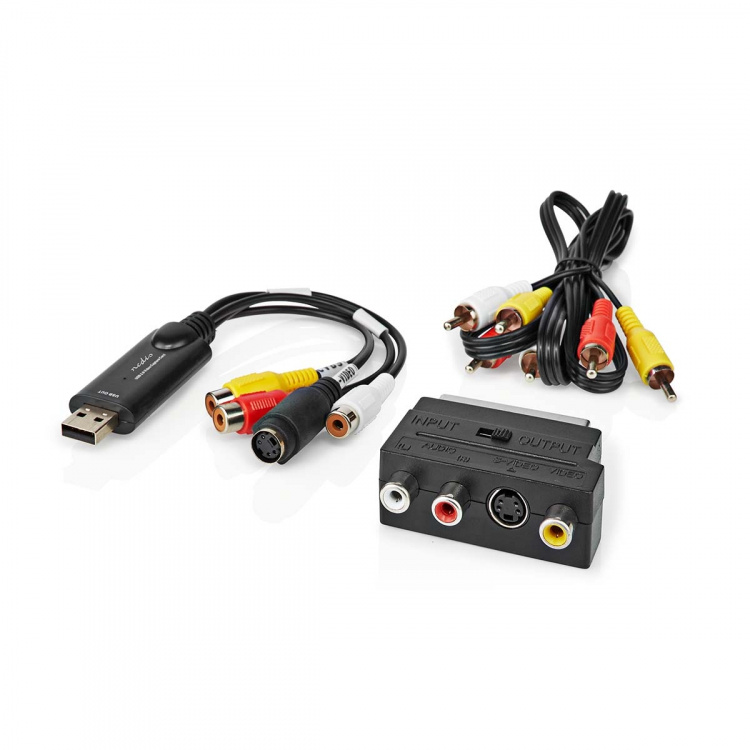 Nedis Video Grabber | USB 2.0 | 480p | A / V-kabel / Scart