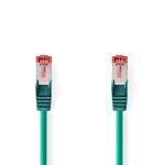 Nedis Kat 6 kabel | RJ45 Han | RJ45 Han | S/FTP | 0.25 m | Runde | LSZH | Grøn | Label