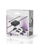 Nedis notebook-adapter | GaN | 65 W | 5 / 9 / 12 / 15 / 20 V DC | 2.4 / 3.0 / 3.25 A | Brugt til: Notebook / Smartphone / Tablet | Euro / Type-C (CEE 7/16) Nedis notebook-adapter | GaN | 65 W | 5 / 9 / 12 / 15 / 20 V DC | 2.4 / 3.0 / 3.25 A | Brugt til: Notebook / Smartphone / Tablet | Euro / Type-C (CEE 7/16)