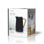 Nedis Elkedel | 1.7 l | Soft-Touch | Sort | Drejelig 360 grader | Skjult varmeelement | Strix®-controller | Beskyttelse mod kogetørring