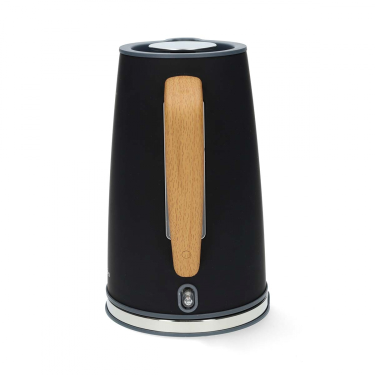 Nedis Elkedel | 1.7 l | Soft-Touch | Sort | Drejelig 360 grader | Skjult varmeelement | Strix®-controller | Beskyttelse mod kogetørring