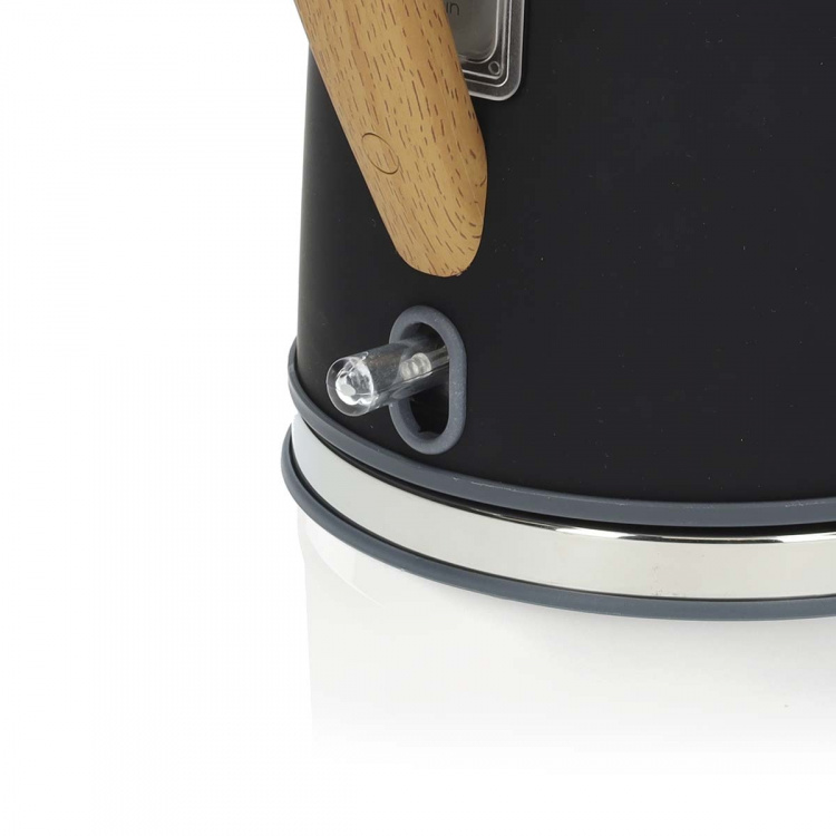 Nedis Elkedel | 1.7 l | Soft-Touch | Sort | Drejelig 360 grader | Skjult varmeelement | Strix®-controller | Beskyttelse mod kogetørring