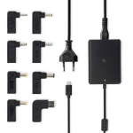Nedis notebook-adapter | GaN | 100 W | 5 / 9 / 12 / 15 / 20 V DC | 3.0 / 5.0 A | Brugt til: Notebook / Smartphone / Tablet | Euro / Type-C (CEE 7/16) Nedis notebook-adapter | GaN | 100 W | 5 / 9 / 12 / 15 / 20 V DC | 3.0 / 5.0 A | Brugt til: Notebook / Smartphone / Tablet | Euro / Type-C (CEE 7/16)