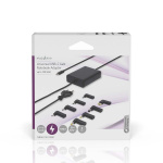 Nedis notebook-adapter | GaN | 100 W | 5 / 9 / 12 / 15 / 20 V DC | 3.0 / 5.0 A | Brugt til: Notebook / Smartphone / Tablet | Euro / Type-C (CEE 7/16) Nedis notebook-adapter | GaN | 100 W | 5 / 9 / 12 / 15 / 20 V DC | 3.0 / 5.0 A | Brugt til: Notebook / Smartphone / Tablet | Euro / Type-C (CEE 7/16)