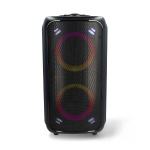 Nedis Bluetooth® Party Speaker | Maksimal batteritid: 5 timer | 240 W | Bærehåndtag | Fest lys | Equalizer | Orange / Sort Nedis Bluetooth® Party Speaker | Maksimal batteritid: 5 timer | 240 W | Bærehåndtag | Fest lys | Equalizer | Orange / Sort