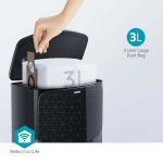 Nedis SmartLife Robot Støvsuger | Lasernavigation | Wi-Fi | Kapacitet Collection Reservoir: 0.6 l | Automatisk opladning | Maksimal driftstid: 3 timer | Sort | Android™ / IOS Nedis SmartLife Robot Støvsuger | Lasernavigation | Wi-Fi | Kapacitet Collection Reservoir: 0.6 l | Automatisk opladning | Maksimal driftstid: 3 timer | Sort | Android™ / IOS