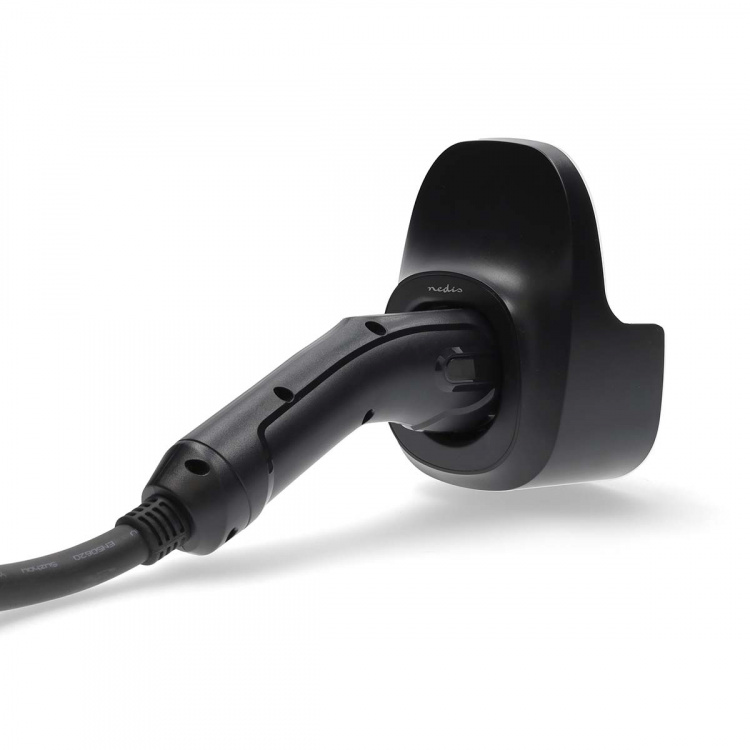 Nedis Tilbehør til elektriske køretøjer | Opbevaring og organisering | Kabelholder | Sort | Polycarbonate