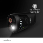 Nedis Genopladelig luftkompressor | 0.1 - 10.3 Bar | Dunlop ventil | Driftstilstande: Bil / Motorcykel / Cykel / Bold | Ja | Lufttryksmåler