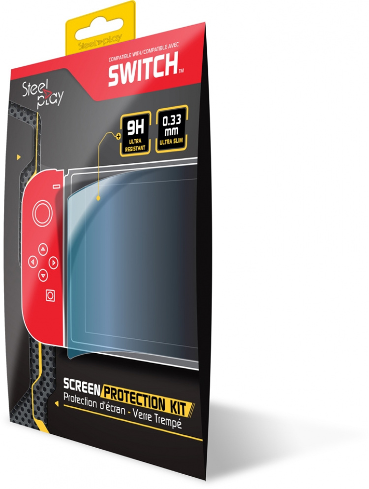 Steelplay Screen Protection Kit 9H skyddsglas, Switch
