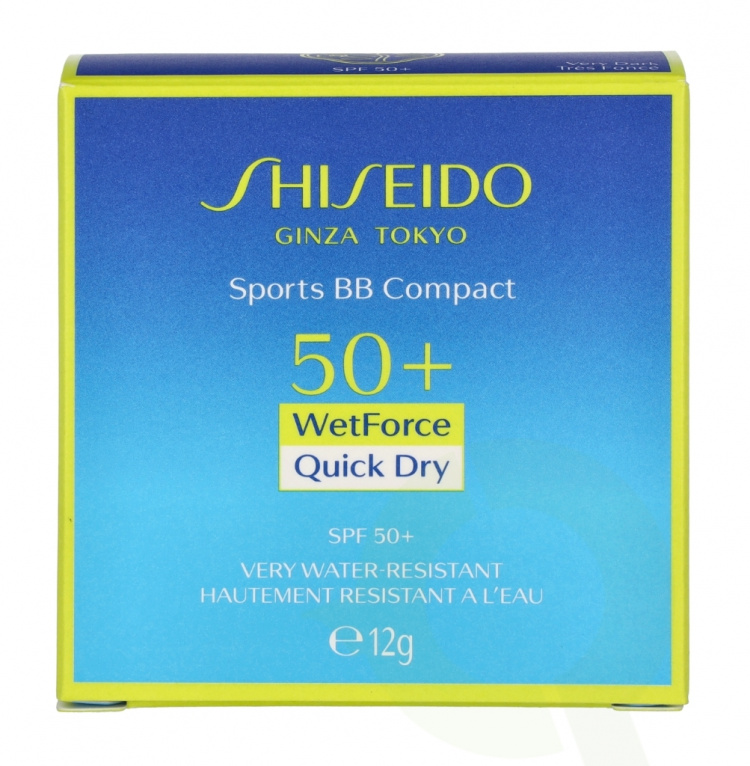 Shiseido Sports BB Compact Wet Force Quick Dry SPF50+ 12 g Very Dark