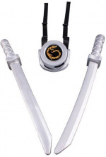 LEGO Ninjago Sword set med ryggfäste, silver