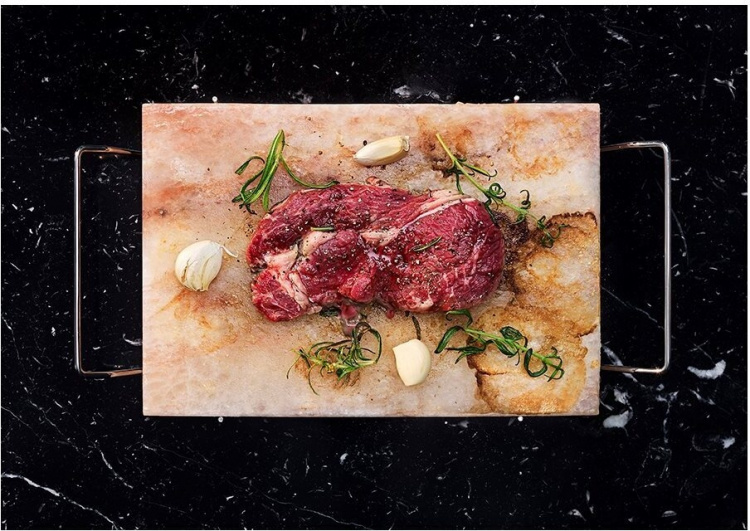 Satake Himalaya saltsten och fat, 30 x 20 cm