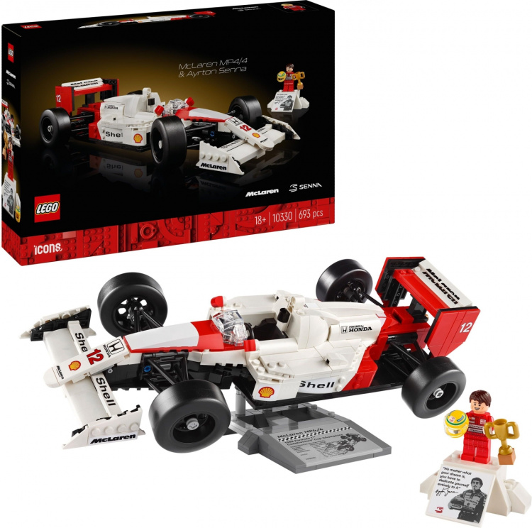 LEGO Icons 10330 - McLaren MP4/4 & Ayrton Senna LEGO Icons 10330 - McLaren MP4/4 & Ayrton Senna