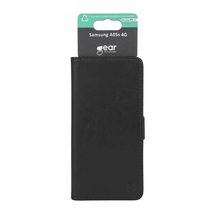 Gear Wallet Samsung A05s Classic 3 kort 4G Sort