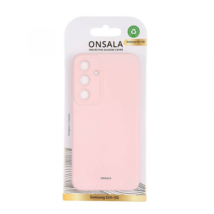 Onsala Cover Silikone Samsung S24+ 5G Lyserød Onsala Cover Silikone Samsung S24+ 5G Lyserød